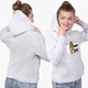 Детский худи Вся правда о медведях (We Bare Bears) Светло-серый меланж (9298-2892) 128 см - изображение 4