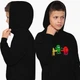 Детский худи Амонг Ас (Among Us) Черный (9298-2425-6) 116 см - изображение 2