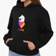 Детский худи Лайк Кот (Likee Cat) Черный (9298-1595) 116 см - изображение 1