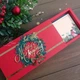 Gift box Holidays червоний Новорічна листівка з конвертом Ручна робота - зображення 4