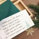 Gift box Happy NY з золотом Новорічна листівка з конвертом - зображення 7