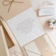 Gift box Cotton present бежевий Вітальна листівка та конверт на ювілей - зображення 6
