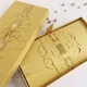 Gift box Pino золото Конверт ручной работы на свадьбу, день рождения, юбилей Ручная работа - изображение 4