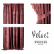 Штора блек-аут AmeliaHome Velvet 140 х 270 см (4251758670151) рожевий - изображение 5