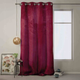 Штора блек-аут на люверсах AmeliaHome Velvet 140 х 270 см (13050717204) червоний оксамит - изображение 2