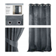Штора блек-аут на люверсах AmeliaHome Velvet 140 х 270 см (13050715829) сірий - изображение 1