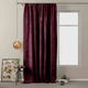 Штора блек-аут AmeliaHome Velvet 140 х 270 см (13050717537) бордовий - изображение 2