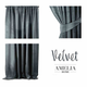 Штора блек-аут AmeliaHome Velvet 140 х 270 см (13050717671) сірий - изображение 5