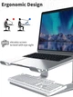 Підставка для ноутбуків та планшетів HQ-Tech Stabletron MD-5 Aluminum Laptop Stand Silver підвищена стійкість для ноутбуків до 17 дюймів (колір siilver) - зображення 8