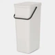 Відро для сміття Brabantia Sort & Go 40 л (світло-сірий) - зображення 1