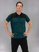 Поло длинное мужское Joma Winner Ii 101282.425 S Зеленое с черным (9998415645095) - изображение 3
