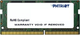 RAM Patriot SODIMM DDR4-2400 16384MB PC4-19200 Signature Line (PSD416G24002S) - obraz 1