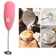 Миксер для сливок - капучинатор Fuke Mini Creamer от батареек розовый - изображение 4