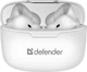 Навушники Defender Twins 903 TWS Bluetooth White (4714033639033) - зображення 2