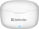 Навушники Defender Twins 903 TWS Bluetooth White (4714033639033) - зображення 5
