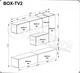 Стінка у вітальню Міро марк BOX TV2 210х40x177 - изображение 2