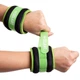Обтяжувачі для рук та ніг Zelart Fit 2502-1 2 шт по 0,5 кг Black-Green - зображення 3