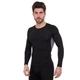 Спортивна футболка чоловіча Zelart Lidong 501-2 розмір S (150-160 см) Black-Grey - зображення 3