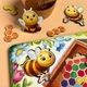 Деревянный пазл-вкладыш "Веселые пчелки" Ubumblebees (ПСД165) PSD165 сортер-тетрис - изображение 5