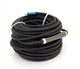 Кабель Merlion HDMI-HDMI 4Kx2K Ultra HD, 15.0m, v2,0, круглий Black, конектор Blue, Blister-box, Q20 - зображення 2