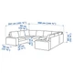Диван 7-місний П-подібний IKEA KIVIK Tresund світло-бежевий (894.944.04) - изображение 6