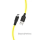 Кабель Hoco X21 Plus Silicone MicroUSB 1m. black/yellow - зображення 2