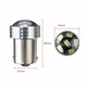 Светодиодная лампа с цоколем 1156 BA15s P21W 6SMD 6SMD 2835 12V с линзой Белая Autoexpect (01410) - изображение 2