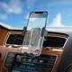 Автотримач для телефону HOCO CA103 на дефлектор (на затиску) Чорний - изображение 5