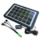 Солнечная портативная поликристалическая панель зарядка от солнца Solar Panel 15W CcLamp CL-1615 16V - изображение 2
