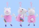 Плюшевая игрушка Подружка Свинки Пеппы Овечка Сюзи Овца 19 см Peppa из семьи Пеппа ( Suzy Sheep) (513019876-7) - изображение 2