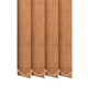Жалюзі DECOLIV вертикальні тканинні Shantung 127 мм коричневий 140*150см - зображення 1