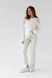 Женская кофта oversize с вырезами на плечах Lurex Молочный One Size (8023-2) - изображение 5