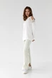 Женская кофта oversize с вырезами на плечах Lurex Молочный One Size (8023-2) - изображение 3