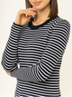 Sweter damski bawełniany Tommy Hilfiger Joelle C-Nk Swtr WW0WW27018 L Granatowy (8719861240457) - obraz 5