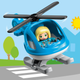 Zestaw klockow LEGO DUPLO Town Posterunek policji i helikopter 40 elementow (10959) - obraz 7