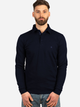 Koszulka polo męska z długim rękawem Vela Blu V22012N-663 XL Ciemnogranatowa (2000381900065) - obraz 1
