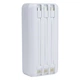 Power Bank (Повір банк) Remax RPP-103 Lesu Series 30000 mAh Білий - зображення 3