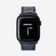 Ремінець Kartell для Apple Watch зі шкіри страуса 38/40/41 мм S/M з фолікулами Синій - зображення 1