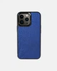 Чохол Kartell із темно-синьої шкіри страуса без фолікул для iPhone 13 Pro - зображення 1