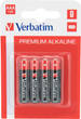 Батарейки Verbatim Premium AAA (LR03) 4 шт Micro Alkaline (49920) - зображення 1