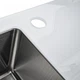 Кухонная мойка VALESO Platinum Handmade WHITE GLASS 78х51 (000034807) - изображение 4