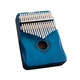 Музыкальный инструмент Калимба Kalimba на 17 язычков Ручное фортепиано Синий с Узором K-17-03S - изображение 2