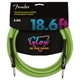 Кабель інструментальний FENDER CABLE PROFESSIONAL SERIES 18.6' GLOW IN DARK GREEN (232333) - изображение 1