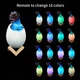Детский ночник Динозавр SUNROZ Dino-Egg на подставке, аккумуляторный, 16 цветов свечения, светильник игрушка с пультом - изображение 8