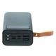 УМБ портативна зарядка XO PR142 30000 mAh повербанк з кабелями з конекторами micro-USB, Lightning, Type-C + ліхтарик Чорний - зображення 5