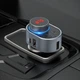 Автомобильное зарядное устройство с FM-модулятором Hoco E72 Alegria PD30W car BT FM transmitter Metal Gray (6931474780836) - изображение 7