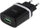 Мережевий зарядний пристрій Hoco C12Q Smart QC3.0 charger Black (6931474716255) - зображення 2