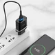 Мережевий зарядний пристрій Hoco C12Q Smart QC3.0 charger set (Type-C) Black (6931474716293) - зображення 5