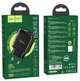 Сетевое зарядное устройство Hoco N5 Favor dual port PD20W + QC3.0 charger Black (6931474738899) - изображение 4