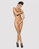 Эротическое женское бельё Бодистокинг сетка Obsessive Bodystocking N102 Чёрный S/M/L ( SO7251 ) - изображение 2
